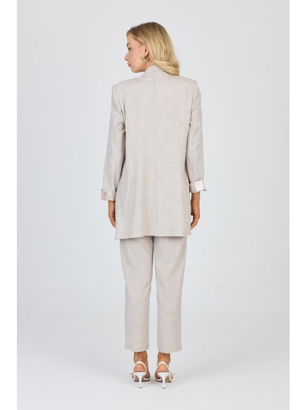Ensemble veste et pantalon avec détail de poche TK-1103