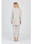 Ensemble veste et pantalon avec détail de poche TK-1103