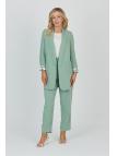 Ensemble veste et pantalon avec détail de poche TK-1103