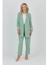 Ensemble veste et pantalon avec détail de poche TK-1103