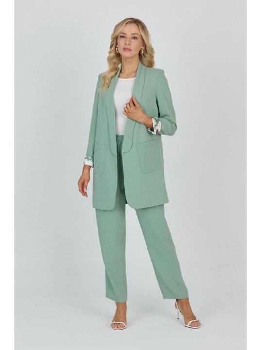 Ensemble veste et pantalon avec détail de poche TK-1103