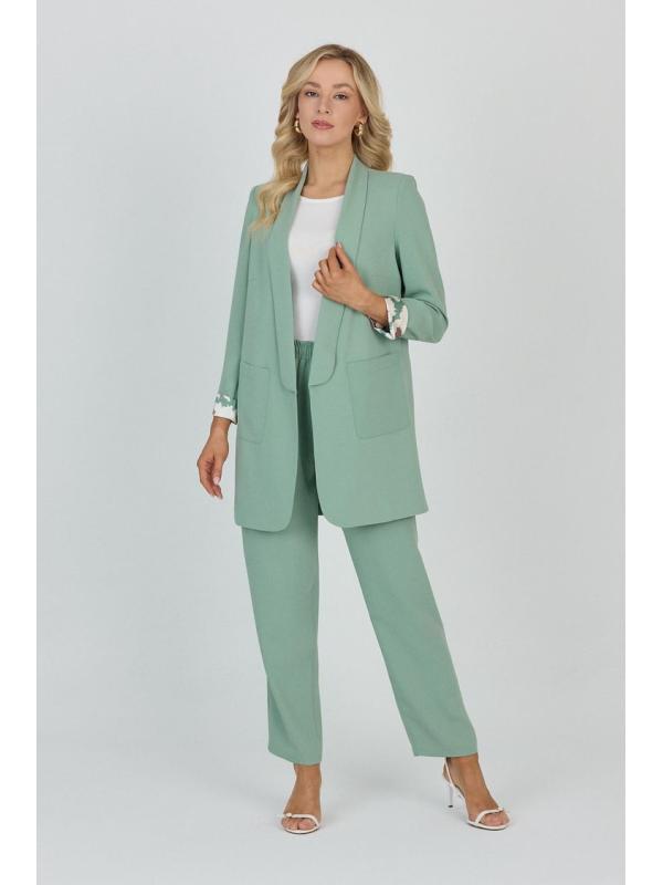 Ensemble veste et pantalon avec détail de poche TK-1103