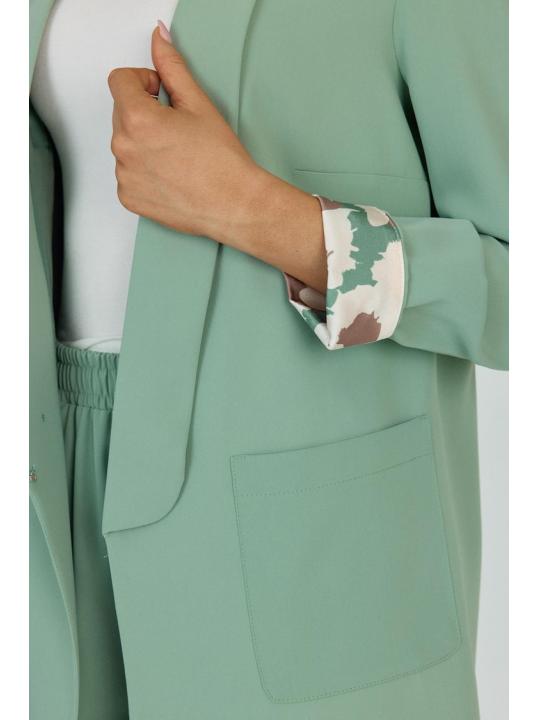 Ensemble veste et pantalon avec détail de poche TK-1103