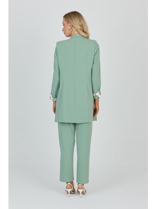 Ensemble veste et pantalon avec détail de poche TK-1103