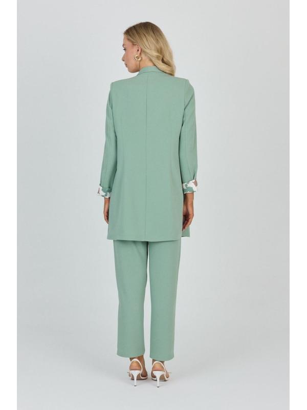 Ensemble veste et pantalon avec détail de poche TK-1103