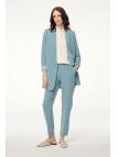 Ensemble veste et pantalon avec détail de poche TK-1103