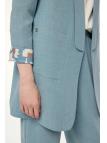 Ensemble veste et pantalon avec détail de poche TK-1103