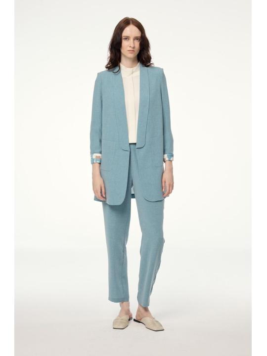 Ensemble veste et pantalon avec détail de poche TK-1103