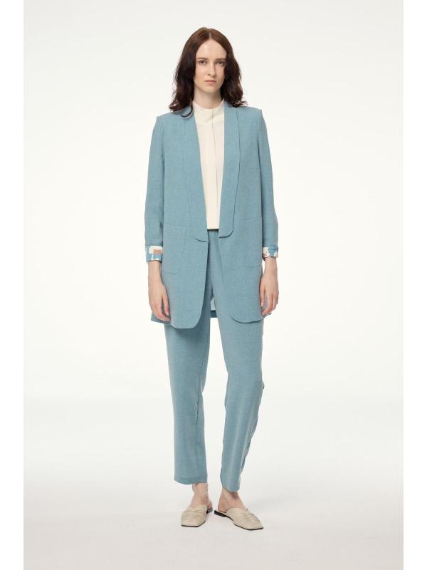 Ensemble veste et pantalon avec détail de poche TK-1103