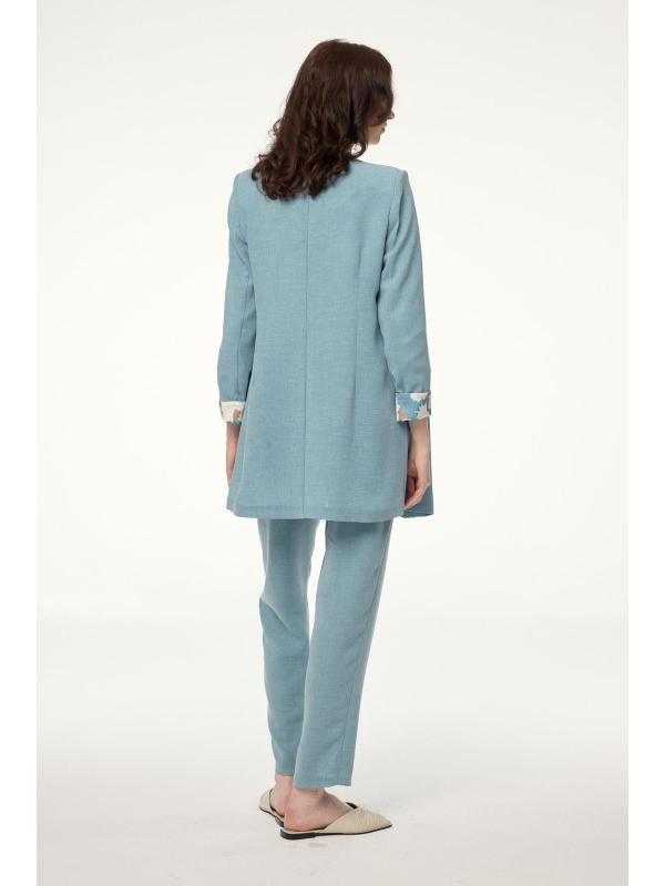 Ensemble veste et pantalon avec détail de poche TK-1103