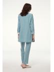 Ensemble veste et pantalon avec détail de poche TK-1103