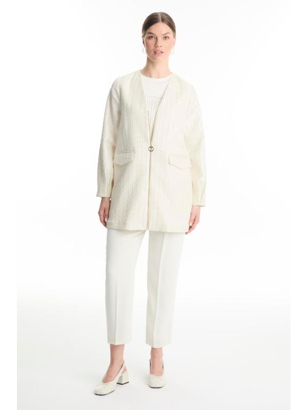 Ensemble deux pièces haut intérieur et veste TK-1569