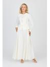 Veste et jupe à manches en dentelle Ensemble deux pièces/ TK-1529
