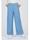  Pantalon large en denim P-0013*