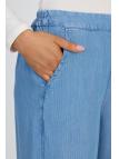  Pantalon large en denim P-0013*