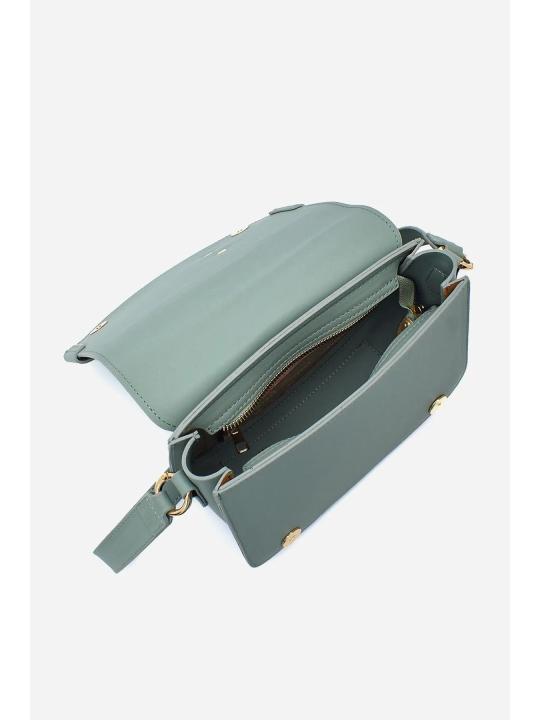 Sac à main détaillé menthe Z0005