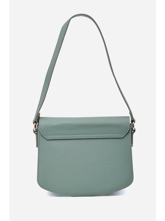 Sac à main détaillé menthe Z0005