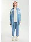 Ensemble deux pièces chemise et t-shirt à sequins TK-1545