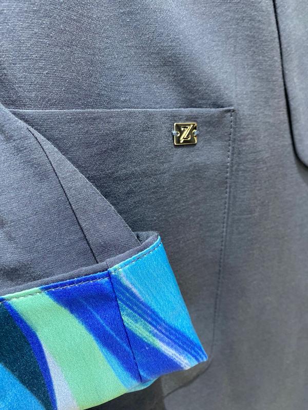 Ensemble veste et pantalon avec détail de poche TK-1103
