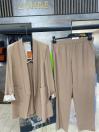 Ensemble veste et pantalon avec détail de poche TK-1103