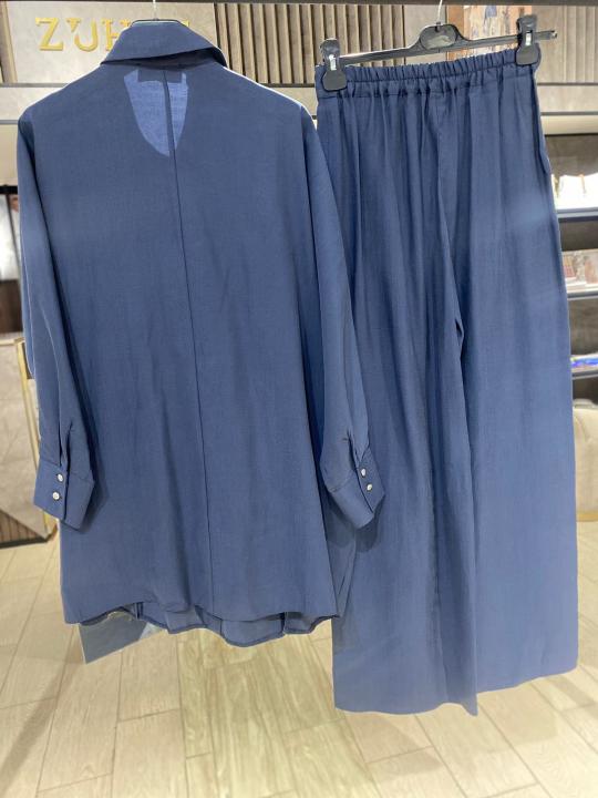 Ensemble deux pièces avec détail de bande de dentelle TK-1532.