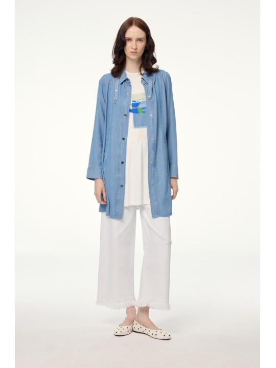 Ensemble double en denim à motifs TK-0966. Ensemble double en denim à motifs TK-0966.
