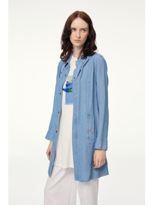 Ensemble double en denim à motifs TK-0966. Ensemble double en denim à motifs TK-0966.