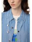 Ensemble double en denim à motifs TK-0966. Ensemble double en denim à motifs TK-0966.