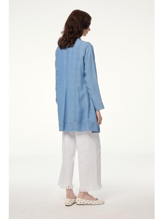Ensemble double en denim à motifs TK-0966. Ensemble double en denim à motifs TK-0966.