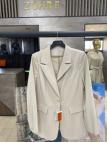 Veste blazer à double boutonnage à simple bouton C-0070