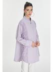 Veste zippée brodée et détaillée C-0126