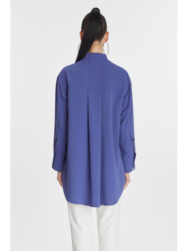 Veste zippée brodée et détaillée C-0126