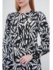  Robe longue à motifs E-0413