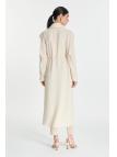 Tunique zippée à col chemise avec cordon de serrage GÇ-0274