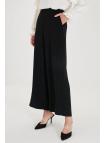 Pantalon large avec doublure légère en mousseline de soie P-0013