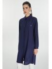 Tunique avec  bouton caché  T-0767