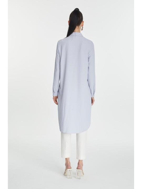 Tunique avec  bouton caché  T-0767