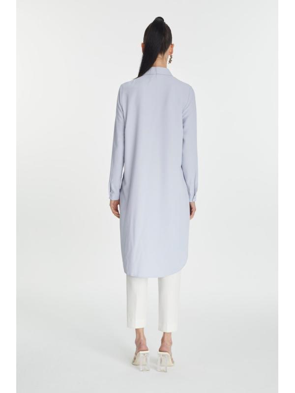 Tunique avec  bouton caché  T-0767