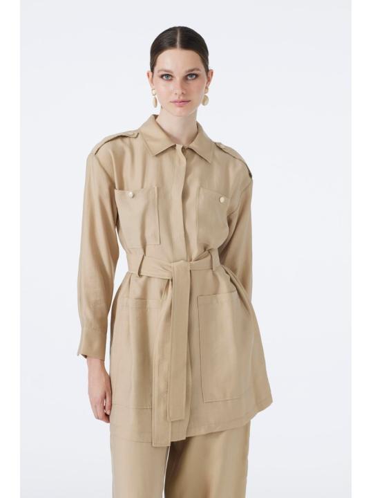 Ensemble detaillees avec poche ceinturee Tk-1260