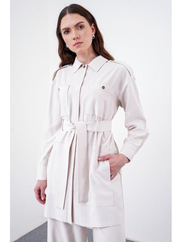 Ensemble detaillees avec poche ceinturee Tk-1260