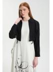 Veste habillée à motifs floraux noir/écru Double Set TK-1599