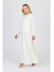 Veste et jupe à manches en dentelle Ensemble deux pièces/ TK-1529