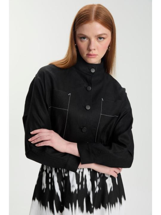 Jupe à motifs et veste deux pièces TK-1595.