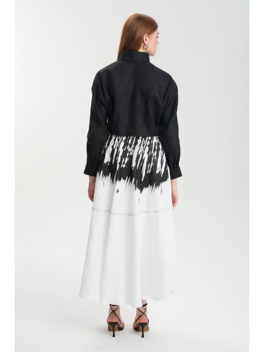 Jupe à motifs et veste deux pièces TK-1595.