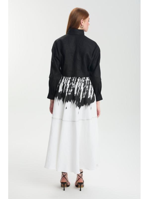 Jupe à motifs et veste deux pièces TK-1595.