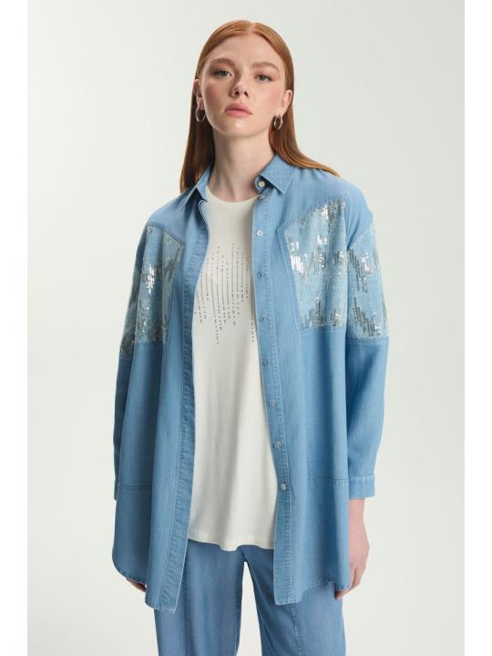 Ensemble deux pièces chemise et t-shirt TK-1545