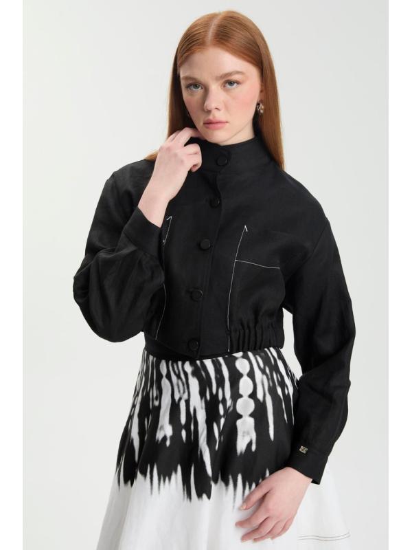 Jupe à motifs et veste deux pièces TK-1595.