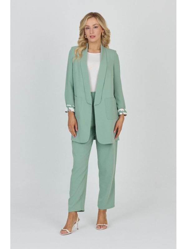 Ensemble veste et pantalon avec détail de poche TK-1103
