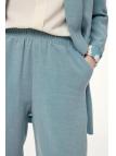 Ensemble veste et pantalon avec détail de poche TK-1103