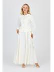 Veste et jupe à manches en dentelle Ensemble deux pièces/ TK-1529